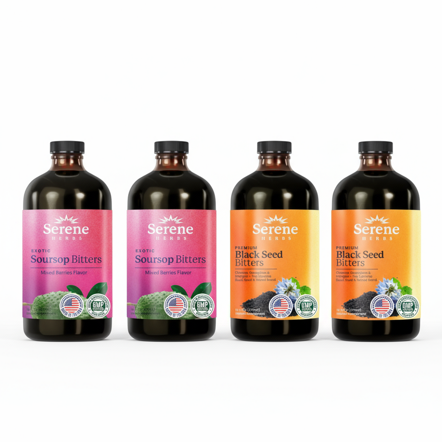 Soursop Mixed Berry & Black Seed Bitters Bundle