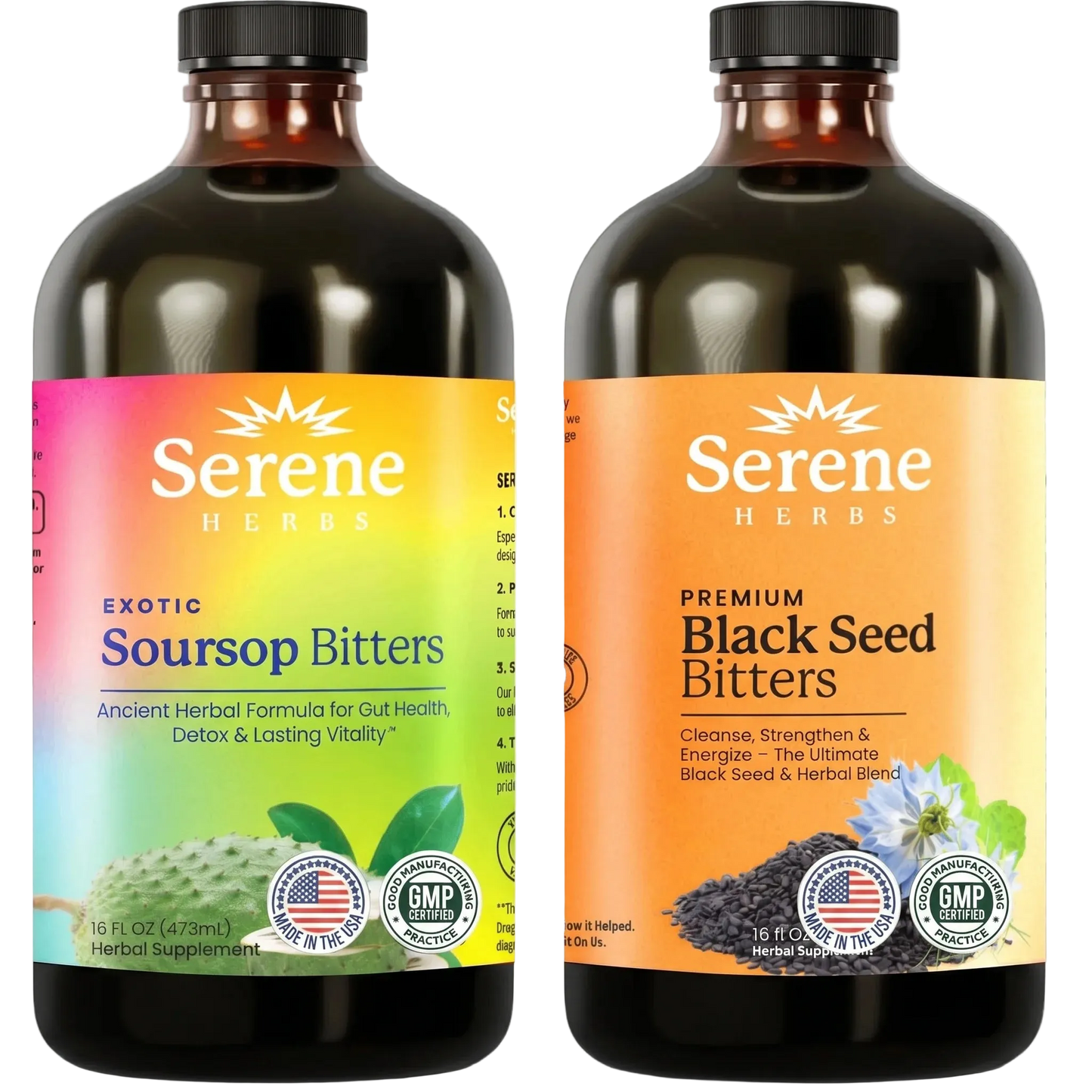 Soursop Bitters & Black Seed Bitters Bundle