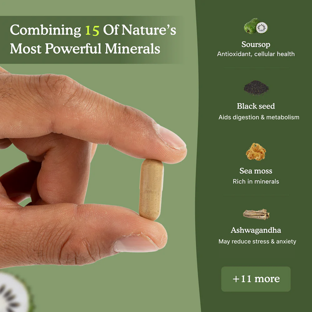 Soursop Capsules: Daily Holistic Blend