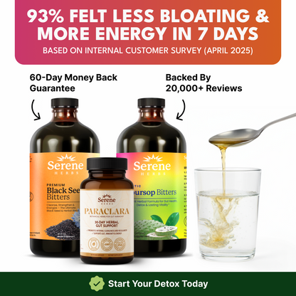 Soursop Bitters, Black Seed Bitters & Parasite Cleanser Bundle