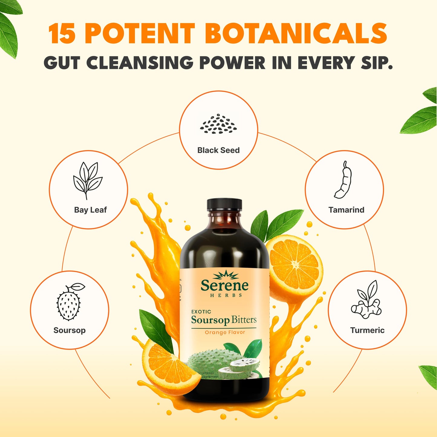 Soursop Bitters: Orange Flavor