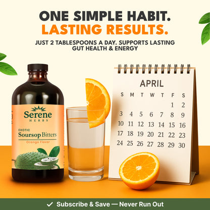 Soursop Bitters: Orange Flavor