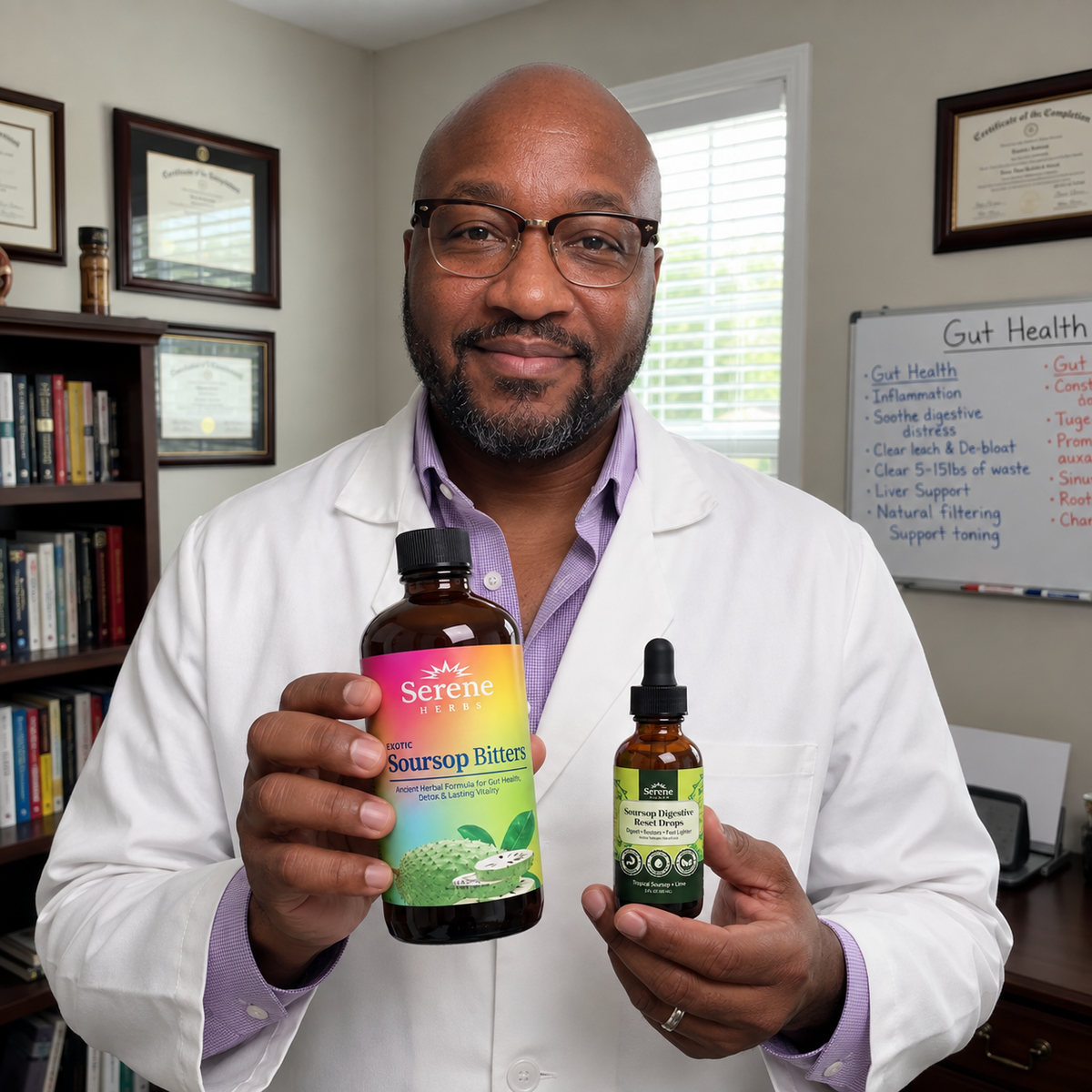 (WINNER) Serene Herbs Soursop Bitters + Daily Gut Drops 