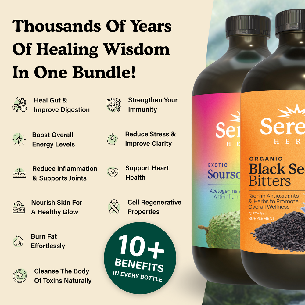 Soursop Bitters & Black Seed Bitters Bundle