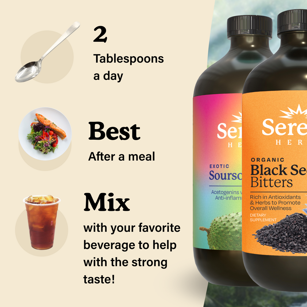 Soursop Bitters & Black Seed Bitters Bundle