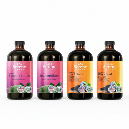 Soursop Mixed Berry & Black Seed Bitters Bundle