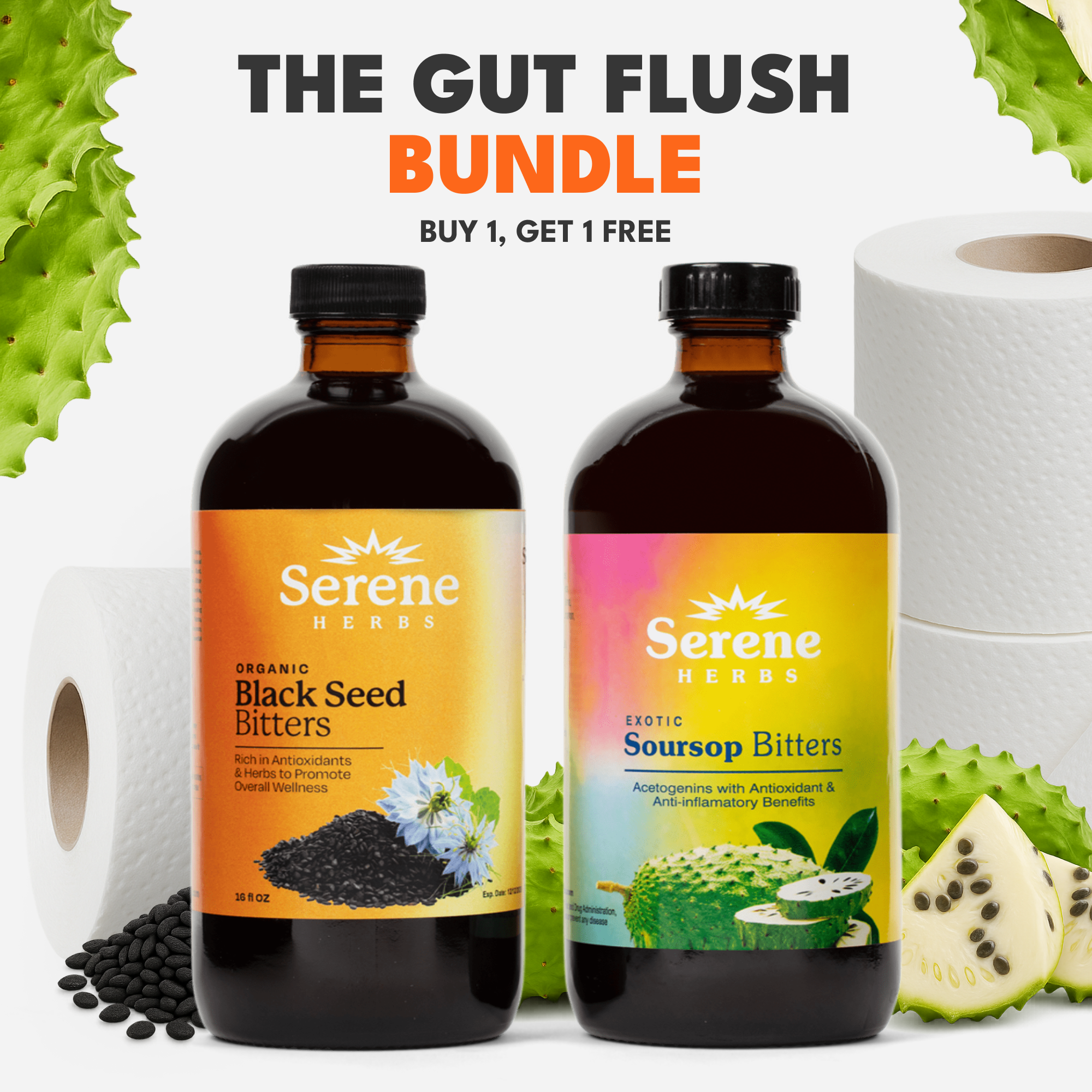 Soursop Bitters & Black Seed Bitters Bundle