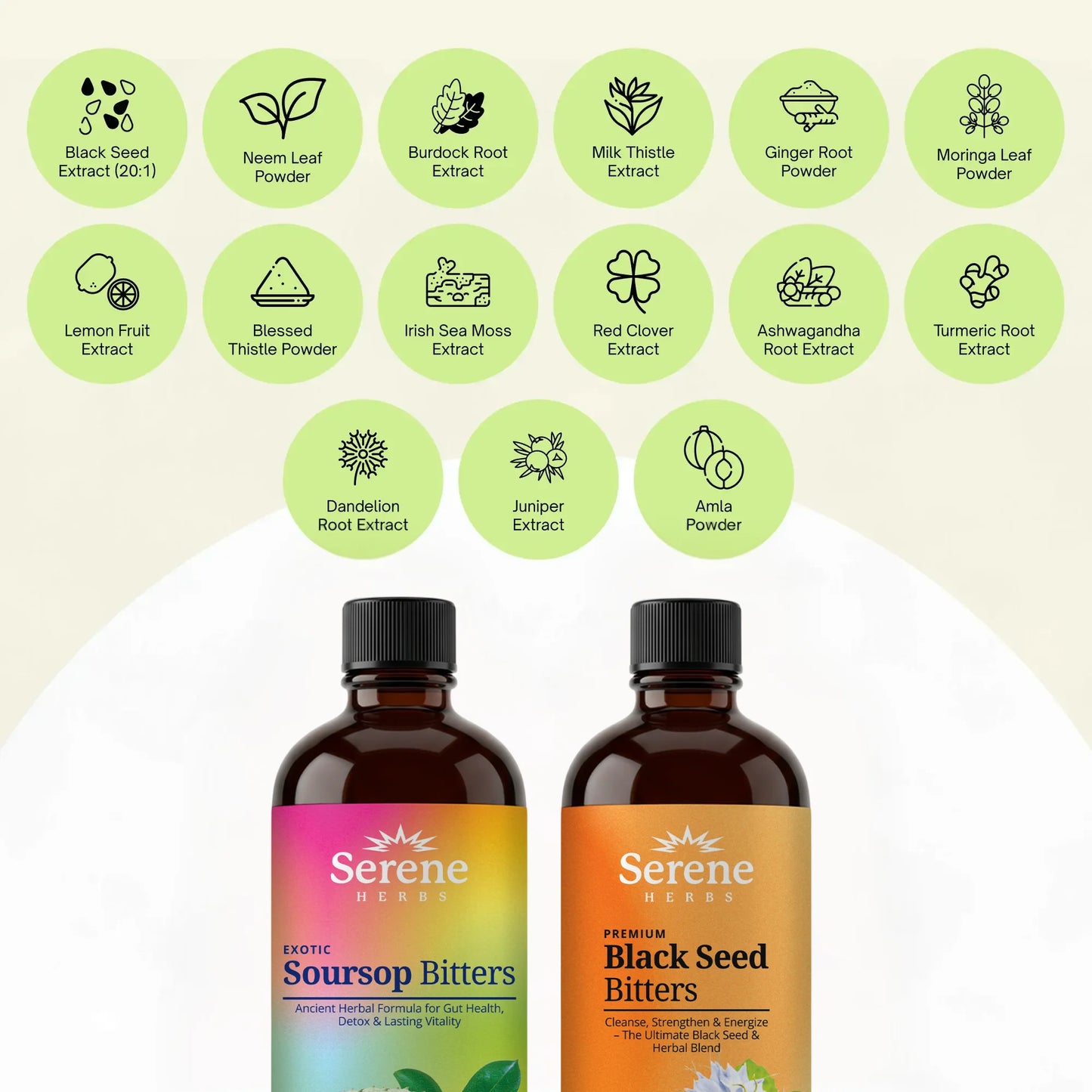 Soursop Bitters & Black Seed Bitters Bundle