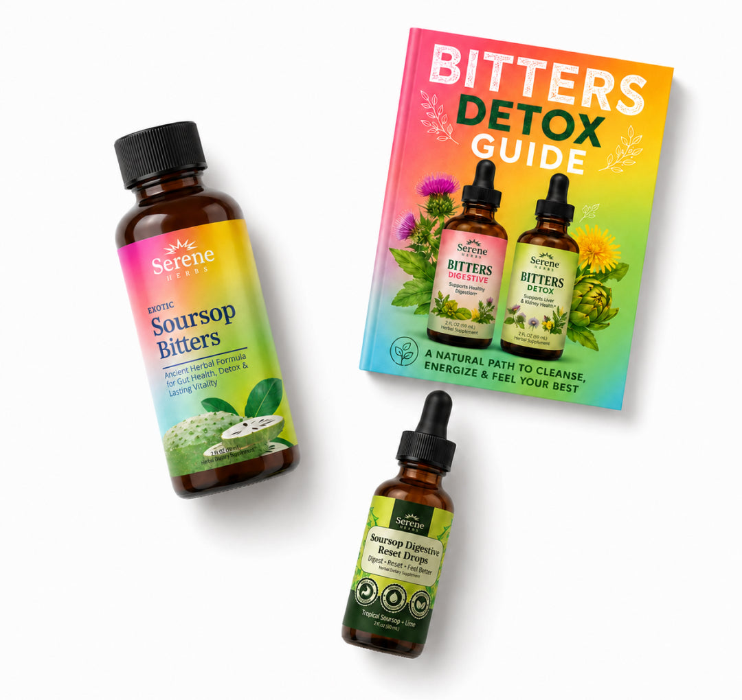 Soursop Daily Gut Drops + Bitters Detox Guide PDF