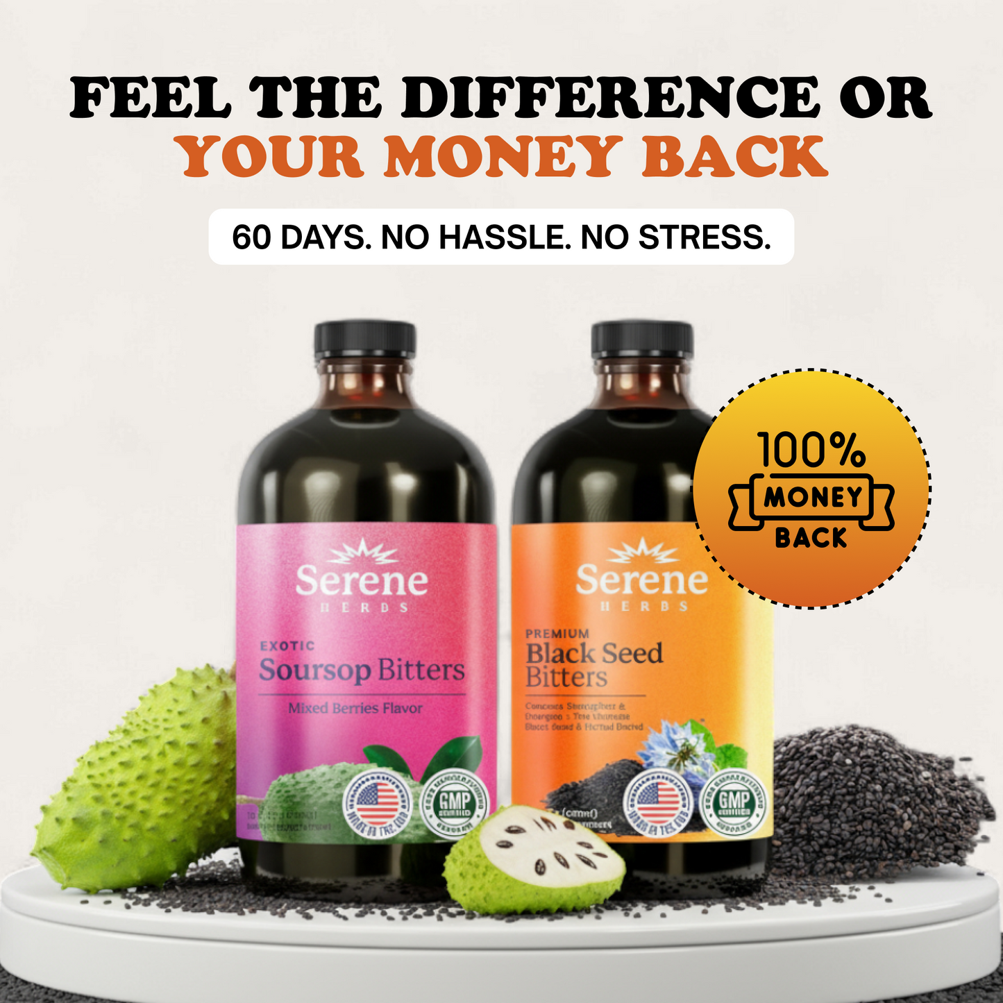 Soursop Mixed Berry & Black Seed Bitters Bundle