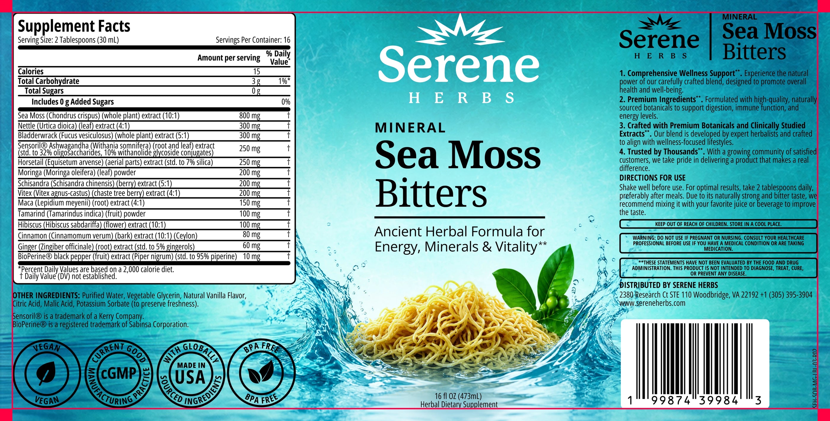 Nutrition Label