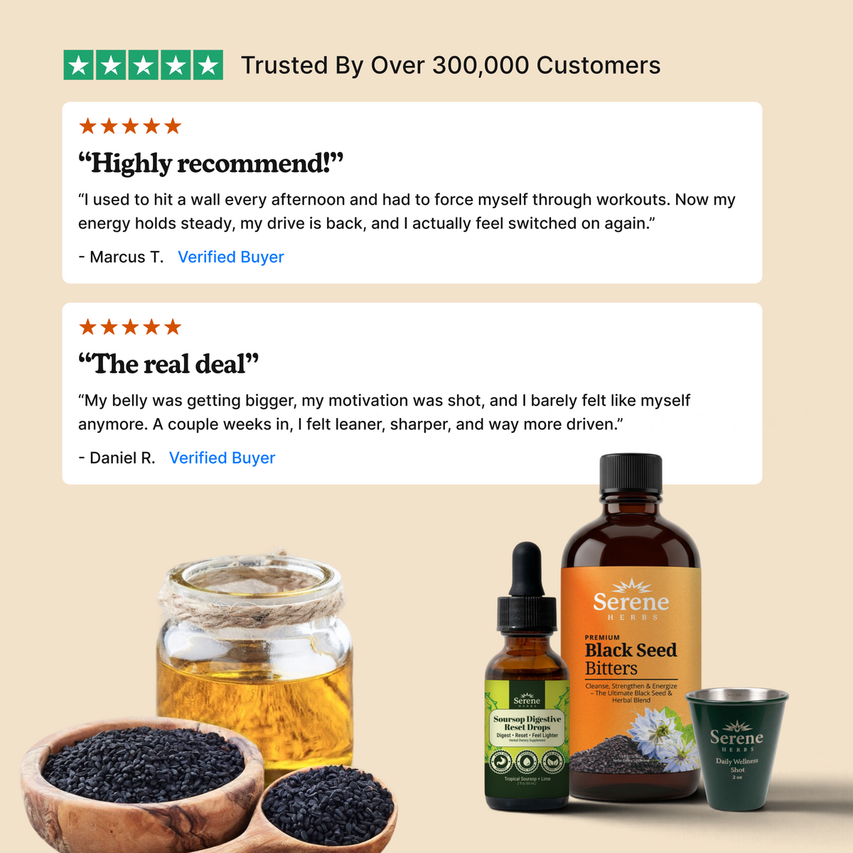 Review Snapshot: Marcus T. and Daniel R. · Verified Buyers