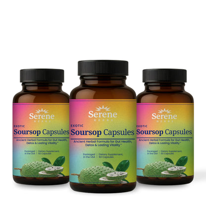 Soursop Capsules: Daily Holistic Blend