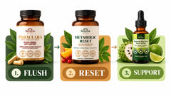 The three steps: flush, reset, support